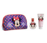 Trousse de toilette Disney Minnie Mouse pour enfants, comprend une eau de toilette (50 ml) et un gel douche (100 ml), végétalien et testé dermatologiquement pour Noël, un anniversaire ou pour le