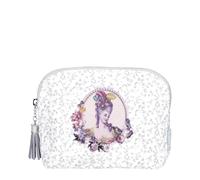 Trousse de Toilette Élégante Courtisanes Grise - Petit modèle