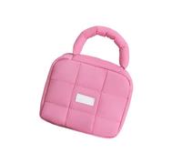 Trousse de toilette élégante et fonctionnelle, accessoire de voyage, convient pour ranger des articles d'huiles et de parfums, trousse de maquillage à usage quotidien, rose rouge, Taille unique