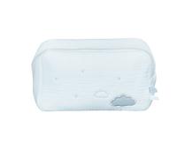 Trousse de toilette en coton bio - lily bleu TU