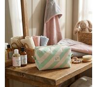 Trousse De Toilette En Coton Imprimé - Pop Vert TU