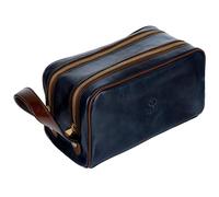 Trousse de Toilette en Cuir Italien Chic Dopp Kit Trousse de Maquillage - Time Resistance
