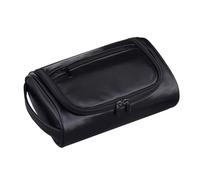 Trousse de toilette en cuir pour homme - Trousse de toilette imperméable avec séparation sec & humide, trousse de toilette épaisse marron, trousse de voyage avec plusieurs compartiments | Trousses de