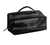 Trousse de toilette en maille, trousse de toilette de voyage en maille, sac à provisions de douche en maille, trousse de toilette pour femmes voyageantes, trousse de toilette portable et de voyage