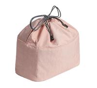 Trousse De Toilette en Nylon, Sac Rangement Portable, Maquillage for La Maison, Conception À Cordon Serrage, Compartiments Visibles(Color2,12x18x23cm)