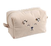 Sauthon Trousse de toilette en velours côtelé