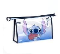 ARTESANÍA CERDÁ – Set de beauté Stitch, trousse de toilette 3 pièces Bleu 23×15×15×8 cm