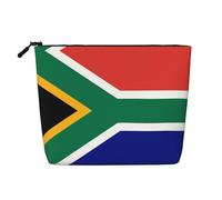 Trousse de toilette et cosmétique pour femme - Motif drapeau de l'Afrique du Sud - Unisexe - Trousse de toilette - Sac de rangement pour soins personnels