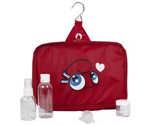 Trousse de toilette et flacons PARIS 2024 rouge Jeux Olympiques 2024