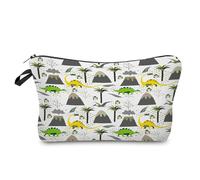 Trousse De Toilette Femme Dinosaures Petite Trousse Maquillage,Trousse Maquillage Femme pour Portable,Trousse Maquillage,Pochette Tissu,Trousse De Toilette Fille,Porte Monnaie