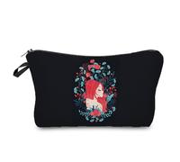 Trousse De Toilette Femme Fille Rousse Petite Trousse Maquillage,Trousse Maquillage Femme pour Portable,Trousse Maquillage,Pochette Tissu,Trousse De Toilette Fille,Porte Monnaie