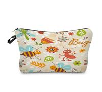 Trousse De Toilette Femme Fourmis Rouges Petite Trousse Maquillage,Trousse Maquillage Femme pour Portable,Trousse Maquillage,Pochette Tissu,Trousse De Toilette Fille,Porte Monnaie