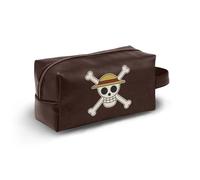 OnePiece Sac de toilette – crâne – brun