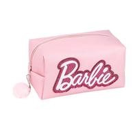 ARTESANÍA CERDÁ Trousse de toilette Barbie 'brick' - grande capacité, fermeture à glissière - Rose