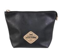Trousse de toilette GENTLEMAN motif moustache Noir