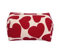 Trousse de toilette grande capacité en forme de cœur pour maquillage avec cordon de serrage, Anis étoilé, Beauté de masse