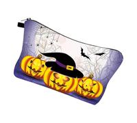 Trousse de Toilette Halloween Pochette de Rangement pour Outils de | Pochette cosmétique portable Pour Femmes Costumées Grandes Voyageuses Maison Affaires Camping Vacances Événements