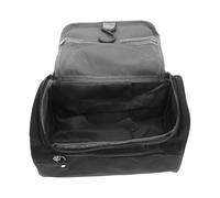 Trousse de Toilette Homme Grosse Capacité Nylon Oxford Noire | Compartiments Multiples, Étanche et Portable, pour Voyages D'affaires et Salle de Bain