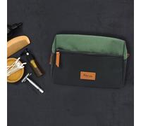 Trousse de Toilette Homme - Pochette résistante, Polyester Imperméable 21x14x10 - Vanity Homme Format Voyage, Compartiment Souple, Produit Homme Hygiène - Harvey Collection, French Tendance