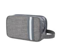 Trousse de Toilette Hommes et Femmes, Trousse de Maquillage Sac de Toilette Accessoires de Voyage Organisateur de Toilette pour la Salle de Bain la Gym et Les Vacances (Grey)