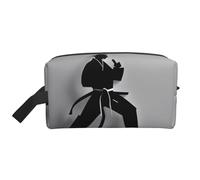 Trousse de toilette impressionnante avec imprimé karaté pour homme, trousse de toilette de voyage, grande capacité pour femme, blanc, Taille unique
