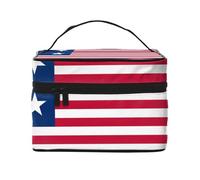Trousse de toilette imprimée avec drapeau du Libéria - Pour voyage