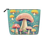 Trousse de Toilette imprimée de Jolis Petits Champignons, idéale pour Les Voyages et Le Rangement Quotidien.