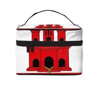 Trousse de toilette imprimée drapeau de Gibraltar - Tendance - Pour femme