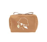 Trousse de toilette imprimée pour maquillage de voyage - Joli rouge à lèvres pour femme et fille - Trousse de toilette de voyage - Joli rouge à lèvres