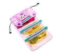 Trousse de toilette - Jolie pochette étanche, trousse de maquillage en forme de chat pour le rangement de voyage, outil de rangement de cosmétiques pour femmes, filles, bagages, valise, salle de bain