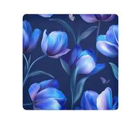 Trousse de toilette magique bleu roi esthétique en tissu pour appareil photo 55,1 x 55,1 cm