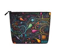 Trousse de toilette mathématiques et physique pour femme, trousse de maquillage de voyage, organiseur quotidien avec fermeture éclair, Mathématiques et physique, Taille unique