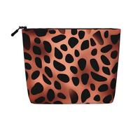 Trousse de toilette mathématiques et physique pour femme, trousse de maquillage de voyage, organiseur quotidien avec fermeture éclair, léopard, Taille unique
