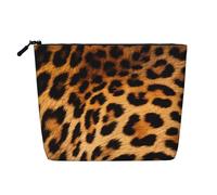 Trousse de toilette mathématiques et physique pour femme, trousse de maquillage de voyage, organiseur quotidien avec fermeture éclair, Imprimé léopard 1., Taille unique