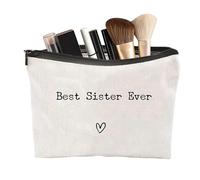 Trousse de toilette - Meilleure sœur de les temps - Organisateur de toilettes - Cadeaux d'anniversaire de Noël amusants - Sacs cosmétiques - Organisateur de voyage pour S, Best Sister Ever, Voir