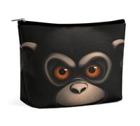 Trousse de toilette mignonne de grande capacité avec impression de singe aux yeux rouges pour femmes, style, taille unique, trousses de maquillage, Style :, Taille unique, Sacs de maquillage