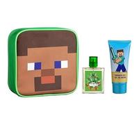 Trousse De Toilette - Minecraft - Edt 50 Ml - Gel Douche 100 Ml - Parfum Mixte - Cadeau Enfant Multicolore