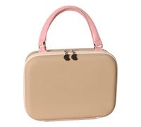 Trousse de toilette - Mini trousse de toilette Eva - Trousse de maquillage - Organisateur avec compartiment flexible et design réglable - Pour les voyages d'affaires en plein air et en plein air, kaki