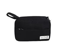Trousse de toilette multifonction pour femme - Organiseur de voyage - Sac à main de salle de bain à suspendre, Noir