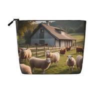 Trousse de Toilette multifonctionnelle imperméable et Grande capacité avec Fermeture éclair, idéale pour Les Voyages d'affaires et la Maison. Convient également pour l'élevage de chèvres. Porte-Mon