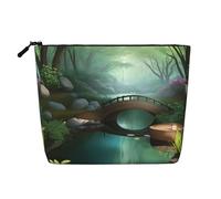 Trousse de Toilette multifonctionnelle Little Bridge in The East, Grande capacité, imperméable, avec Fermeture éclair, idéale pour Les Voyages d'affaires et la Maison. Porte-Monnaie et Sac à cosmét