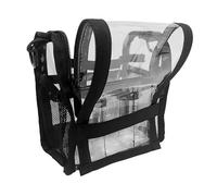 Trousse de toilette - Organiseur transparent imperméable pour le voyage, rangement moderne avec plusieurs compartiments pour nettoyant pour le visage, lotion, savon, pinceaux, rouges à lèvres, blush