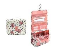 Trousse De Toilette Originale Femme Le-globe-trotteur Smiley rose