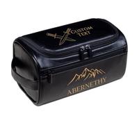 Trousse de toilette personnalisée en cuir pour homme, kit Dopp monogrammé avec nom, sac de voyage personnalisé, mariage, garçons d'honneur, cadeau de fête des pères pour mari, papa, témoin
