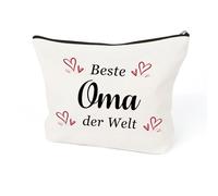 Trousse de toilette personnalisée pour maman grand-mère cadeaux meilleure tante cadeau enseignant cadeau, Sac de rangement pour grand-mère, 23*18 cm