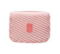 Trousse de Toilette Pliable, Trousse Maquillage Pliable et Compact résistant à l'eau ( Rose )