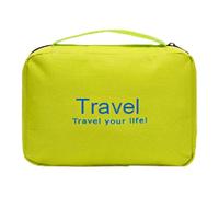 Trousse de toilette pliante - Étui de rangement spacieux pour cosmétiques, solution de rangement de voyage portable, matériau résistant à l'eau, disposition de plusieurs poches, système de fermeture é