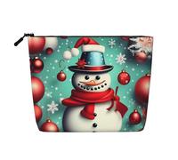 Trousse de toilette polyvalente « Merry Christmas Day » - Idéale pour un usage quotidien et les voyages d'affaires, Noir , Taille unique, Trousse de toilette