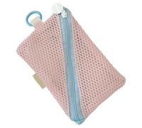 Trousse de toilette portable en maille légère et pratique pour changer les pièces de monnaie - Petit article organisé pour l'école ou un usage quotidien - Cosmétique compact, a, Beauté de masse