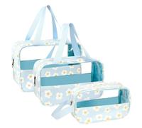 Trousse de toilette portable en PVC pour femme, C - bleu., 30x10x21cm